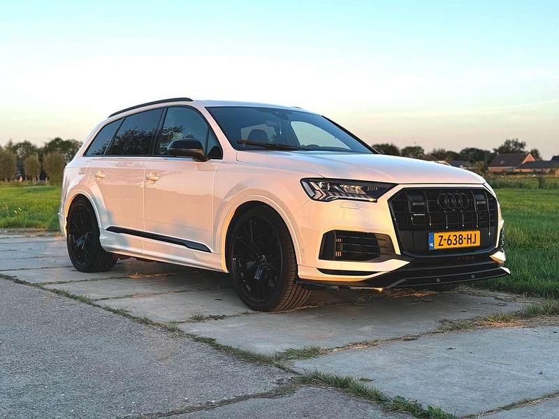 Wit Gebruikt 2020 Audi Q7 S-Line SUV | € 60.950 (Eerlijke prijs) - Afbeelding 1/4