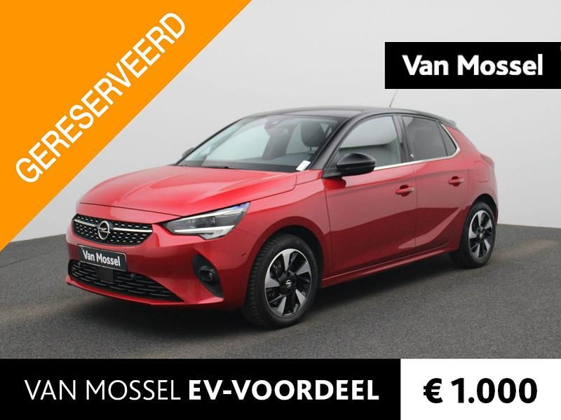 Rood Gebruikt 2022 Opel Corsa-e Elegance Hatchback | € 18.400 (Eerlijke prijs) - Afbeelding 1/4