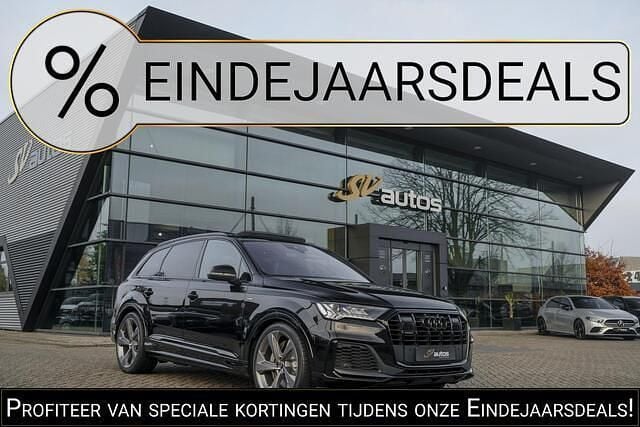 Zwart Gebruikt 2020 Audi Q7 SUV | € 57.950 (Super prijs) - Afbeelding 1/4