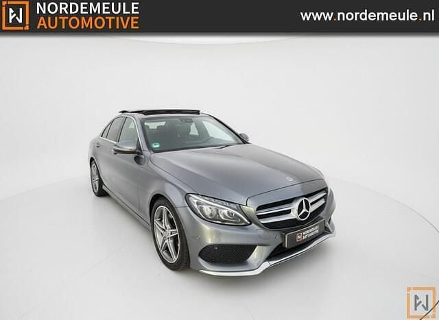 Grijs Occasion 2017 Mercedes C200 Business Sedan | € 14.900 (Super prijs) - Afbeelding 1/4