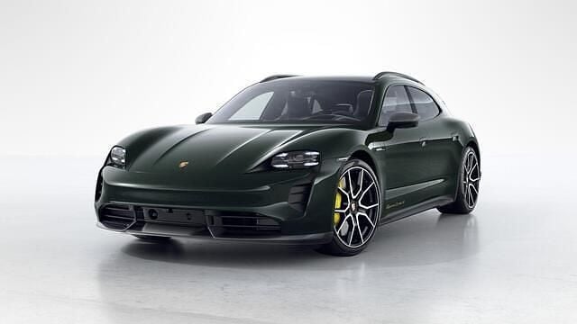 Groen Gebruikt 2024 Porsche Taycan Turbo S Sport Turismo Sedan | € 149.900 - Afbeelding 1/4