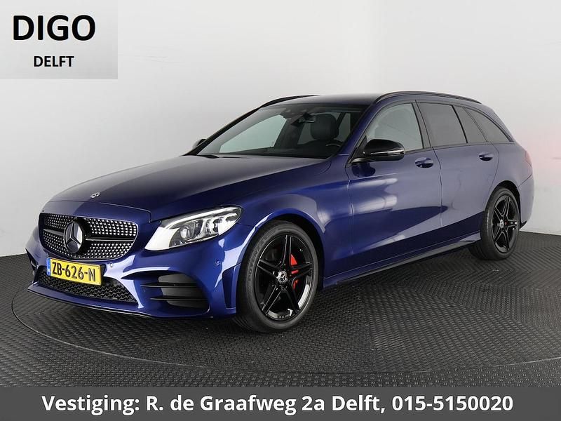 Blauw Gebruikt 2019 Mercedes C180 Business Stationwagen | € 24.400 (Eerlijke prijs) - Afbeelding 1/4