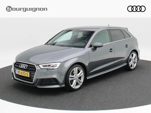 Grijs Gebruikt 2018 Audi A3 Sportback S-Line Hatchback | € 19.800 (Eerlijke prijs) - Afbeelding 1/4