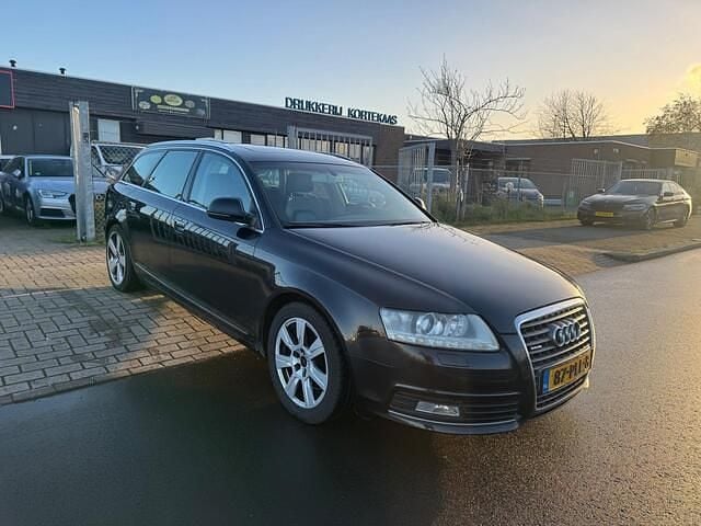 Zwart Gebruikt 2009 Audi A6 Stationwagen | € 3.750 (Goede deal) - Afbeelding 1/4