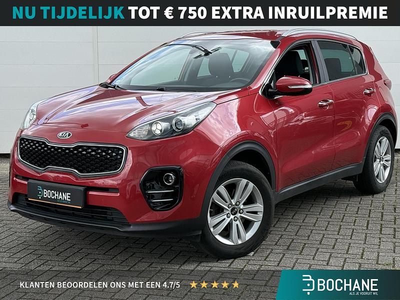 Rood Gebruikt 2017 Kia Sportage SUV | € 15.645 (Super prijs) - Afbeelding 1/4