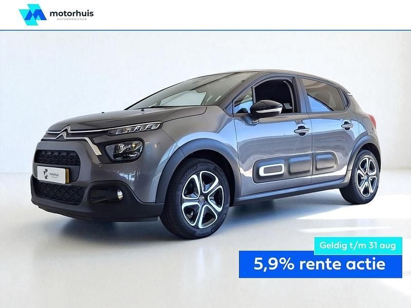 Grijs Gebruikt 2020 Citroën C3 Feel Hatchback | € 12.445 (Eerlijke prijs) - Afbeelding 1/4