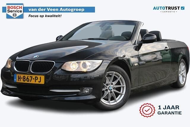 Zwart Occasion 2011 BMW 320 Cabriolet Cabriolet | € 10.495 - Afbeelding 1/4