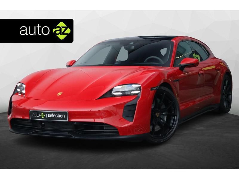 Occasion Porsche Taycan Sport Turismo 380 kW (518 PK) 2022 Rood Stationwagen