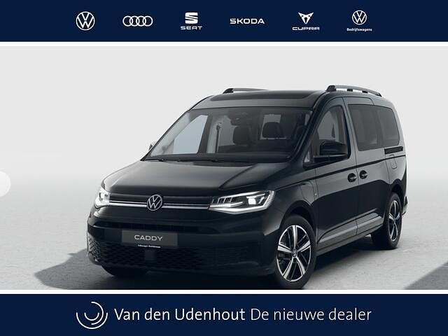 Zwart Nieuw 2026 VW Caddy Maxi Style MPV | € 46.995 (Duur) - Afbeelding 1/4