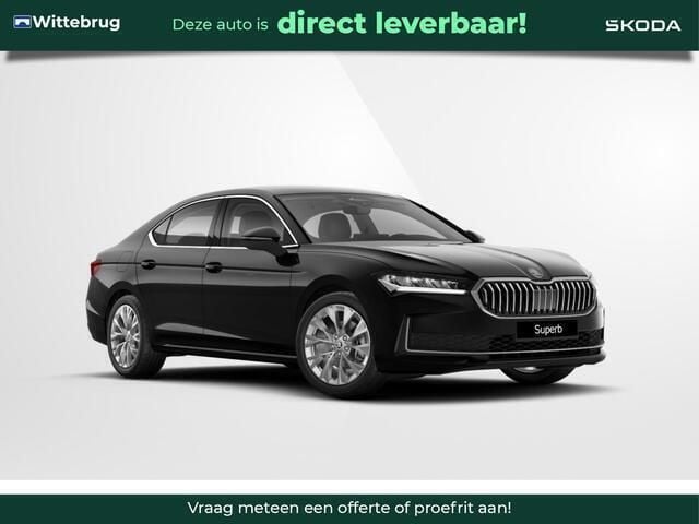 Zwart Nieuw 2025 Skoda Superb Lounge Hatchback | € 43.499 (Eerlijke prijs) - Afbeelding 1/4