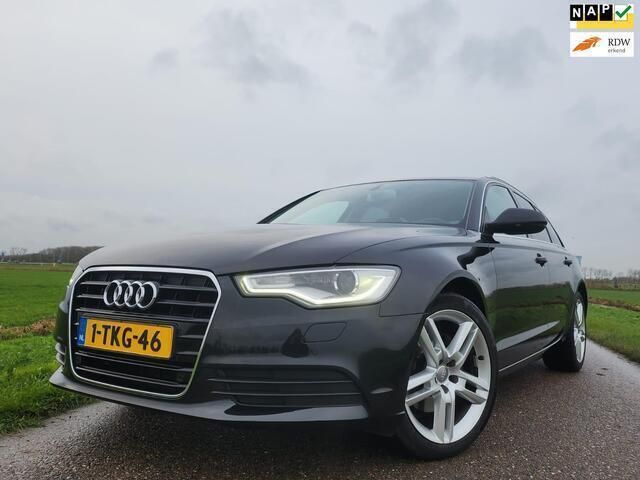 Zwart Gebruikt 2014 Audi A6 Sport Stationwagen | € 13.995 (Eerlijke prijs) - Afbeelding 1/4