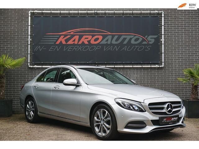 Grijs Gebruikt 2014 Mercedes C200 Avantgarde Sedan | € 17.950 (Eerlijke prijs) - Afbeelding 1/4