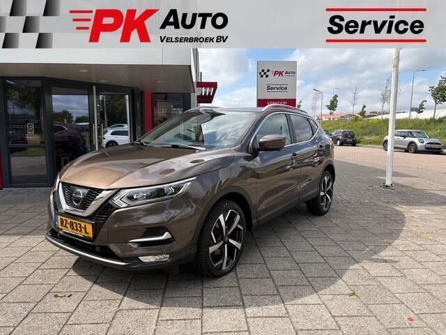 Bruin Gebruikt 2018 Nissan Qashqai Tekna+ SUV | € 17.945 (Eerlijke prijs) - Afbeelding 1/4
