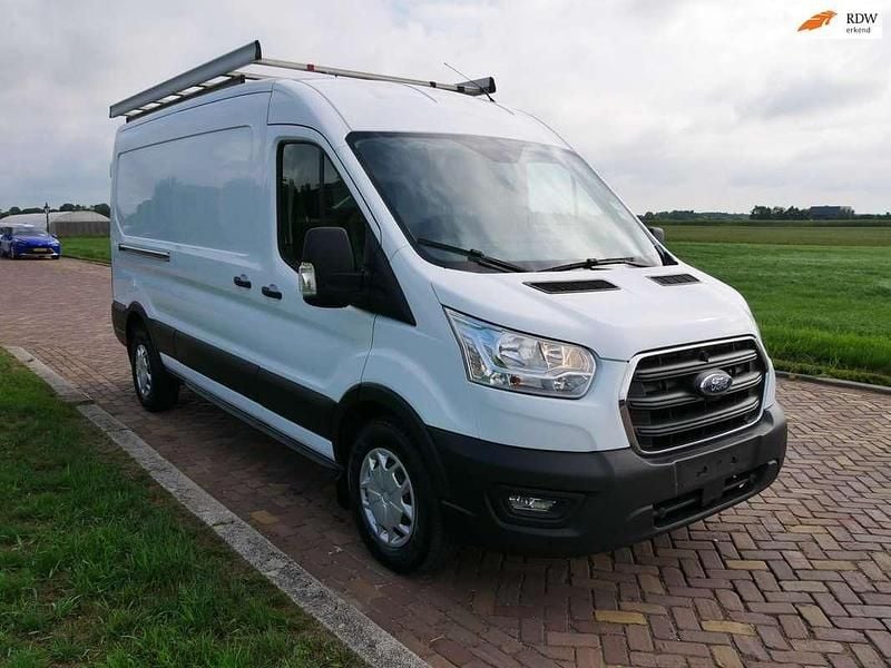 Wit Gebruikt 2020 Ford Transit Trend Van | € 10.999 - Afbeelding 1/3