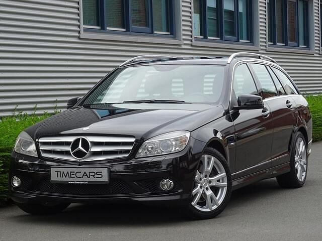 Zwart, metallic lak Gebruikt 2009 Mercedes C350 Avantgarde Stationwagen | € 16.450 - Afbeelding 1/4