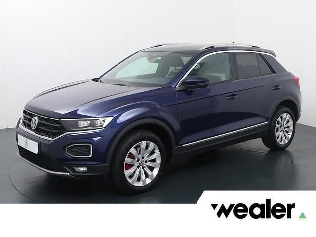 Blauw (metallic) Occasion 2019 VW T-Roc Sportline SUV | € 23.340 (Super prijs) - Afbeelding 1/4