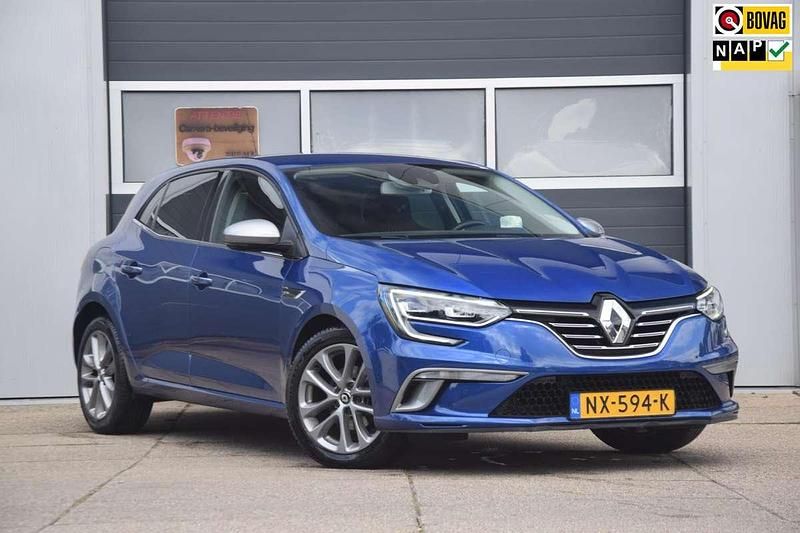 Blauw Gebruikt 2017 Renault Mégane GT Line GT-Line Hatchback | € 9.750 (Eerlijke prijs) - Afbeelding 1/4