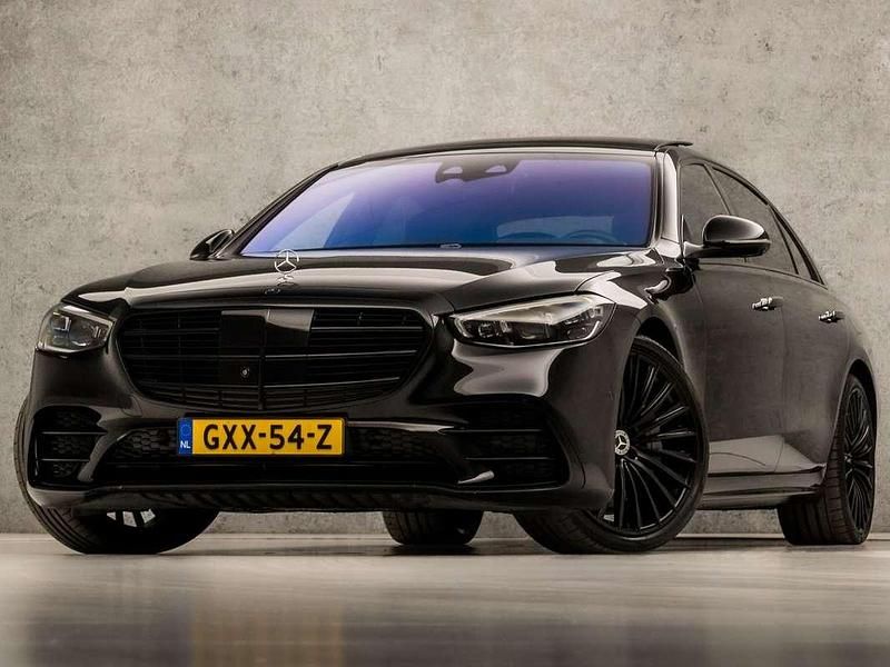 Zwart Gebruikt 2021 Mercedes S580 AMG Sedan | € 87.945 (Eerlijke prijs) - Afbeelding 1/4