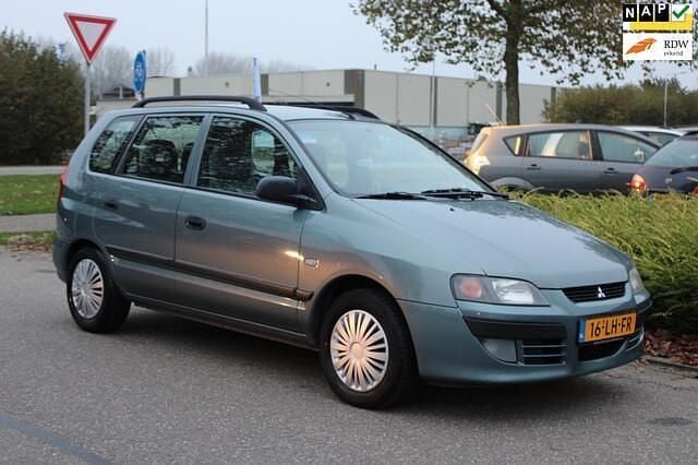 Groen, metallic lak Gebruikt 2003 Mitsubishi Space Star MPV | € 1.250 (Eerlijke prijs) - Afbeelding 1/4