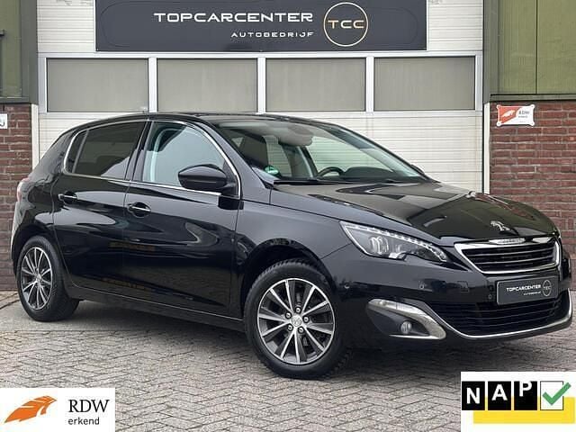 Zwart Gebruikt 2015 Peugeot 308 Allure Hatchback | € 7.599 (Goede deal) - Afbeelding 1/4