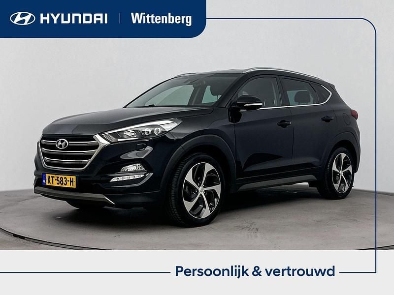 Zwart Occasion 2017 Hyundai Tucson Premium SUV | € 16.900 (Eerlijke prijs) - Afbeelding 1/4