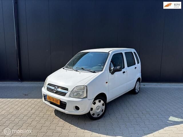 Wit Gebruikt 2007 Opel Agila Essentia Hatchback | € 499 (Super prijs) - Afbeelding 1/4