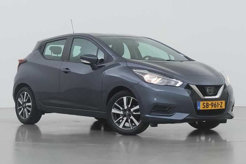 Occasion Nissan Micra Acenta 73 PK (53 kW) 2018 Grijs Hatchback