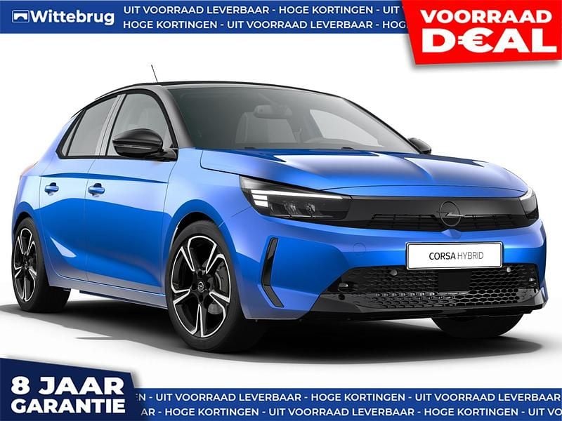 Nieuw Opel Corsa 110 PK (80 kW) 2025 Blauw Hatchback