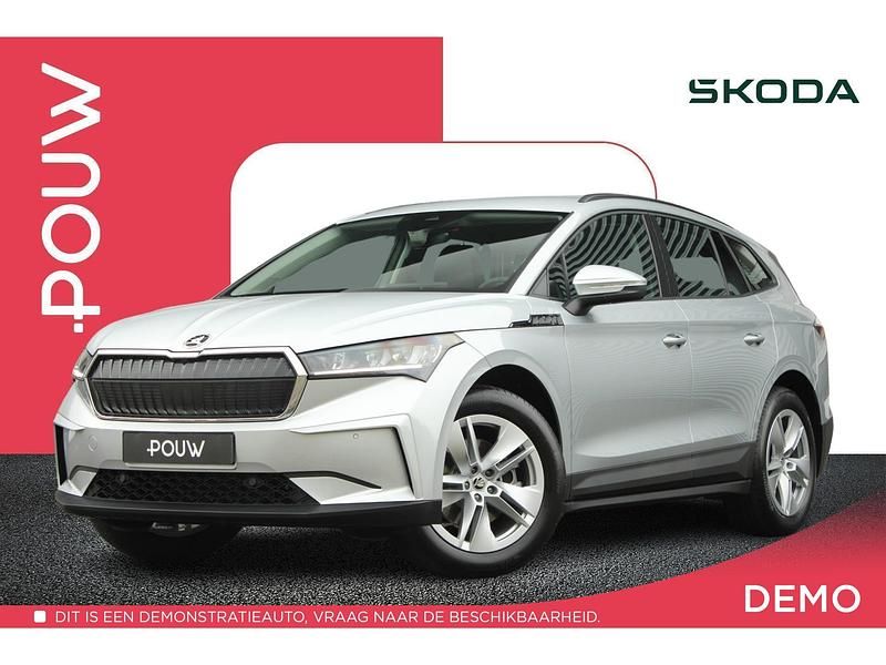 Zilver Gebruikt 2025 Skoda Enyaq iV Selection SUV | € 39.450 - Afbeelding 1/4