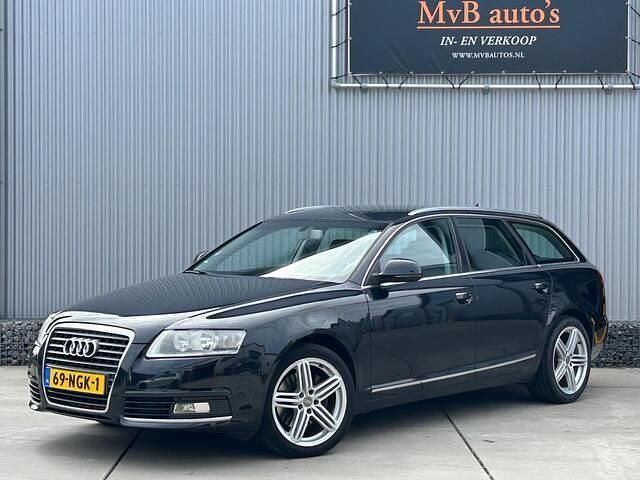 Zwart Gebruikt 2010 Audi A6 Business Stationwagen | € 6.750 (Eerlijke prijs) - Afbeelding 1/4