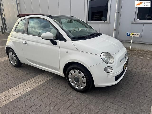 Wit Gebruikt 2011 Fiat 500C Pop Cabriolet | € 2.945 (Eerlijke prijs) - Afbeelding 1/4