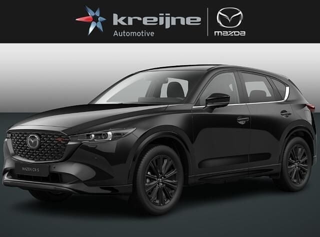 Zwart Nieuw 2025 Mazda CX-5 Homura-Line SUV | € 48.925 (Eerlijke prijs) - Afbeelding 1/4