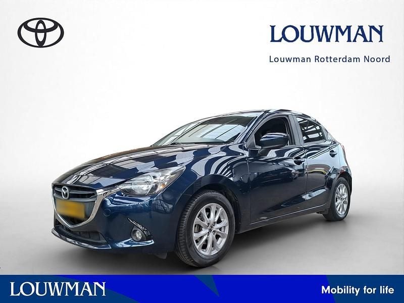 Blauw Gebruikt 2015 Mazda 2 Edition Hatchback | € 12.495 (Eerlijke prijs) - Afbeelding 1/4