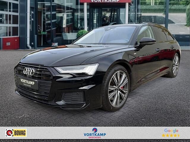 Zwart Gebruikt 2020 Audi A6 S-Line Stationwagen | € 41.950 (Eerlijke prijs) - Afbeelding 1/4