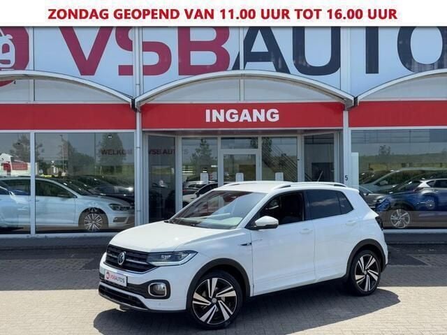 Wit Gebruikt 2019 VW T-Cross R-line SUV | € 22.450 (Eerlijke prijs) - Afbeelding 1/4