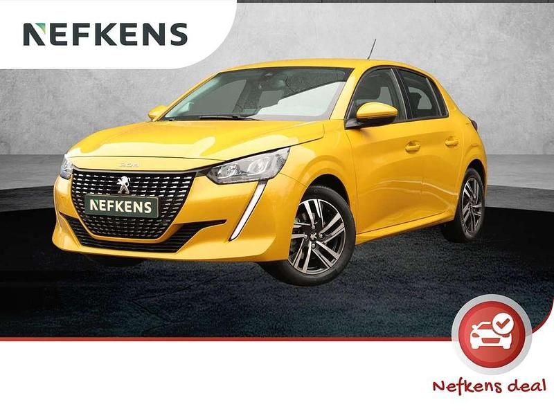 Geel Occasion 2020 Peugeot 208 Allure Hatchback | € 14.725 (Eerlijke prijs) - Afbeelding 1/3