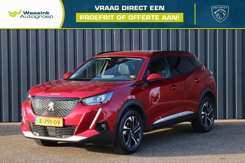Rood Occasion 2020 Peugeot 2008 Allure SUV | € 18.535 (Eerlijke prijs) - Afbeelding 1/4