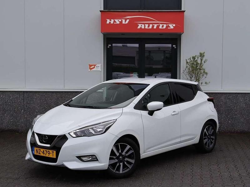 Wit Gebruikt 2017 Nissan Micra Hatchback | € 7.999 (Eerlijke prijs) - Afbeelding 1/3
