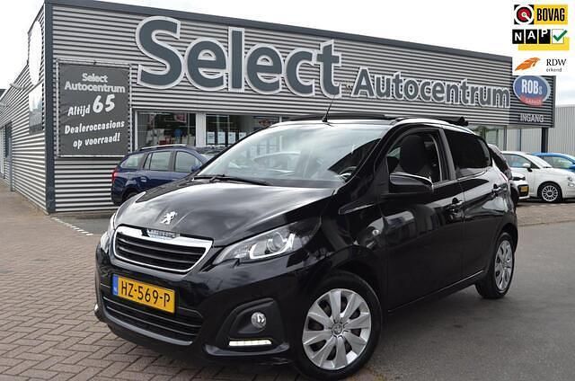 Zwart, metallic lak Gebruikt 2016 Peugeot 108 Active Hatchback | € 6.840 (Eerlijke prijs) - Afbeelding 1/2