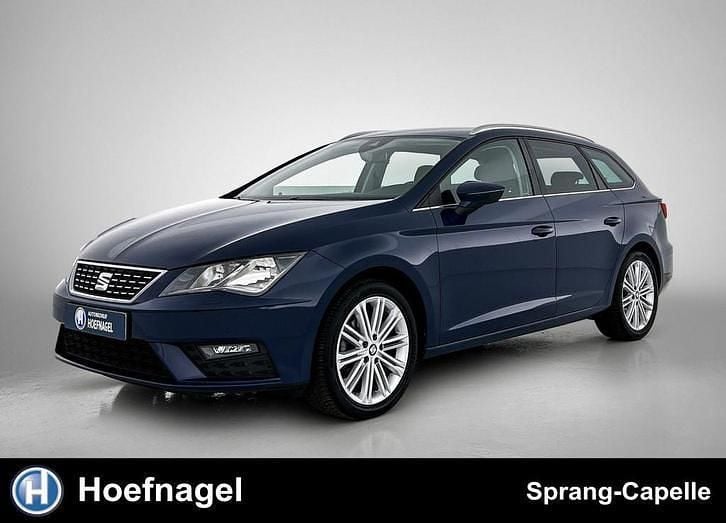 Blauw Occasion 2019 Seat Leon ST XCELLENCE Stationwagen | € 16.500 (Eerlijke prijs) - Afbeelding 1/4