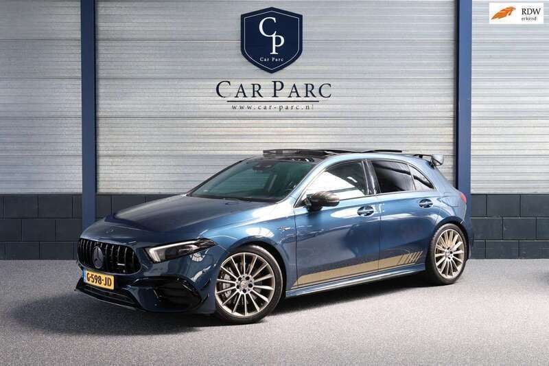 Blauw Gebruikt 2019 Mercedes A35 AMG AMG Hatchback | € 34.995 (Eerlijke prijs) - Afbeelding 1/4