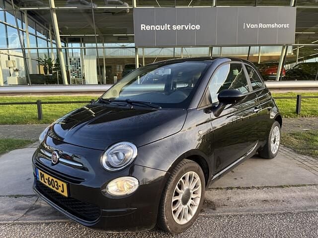 Zwart Gebruikt 2017 Fiat 500 Pop Hatchback | € 7.950 (Goede deal) - Afbeelding 1/4