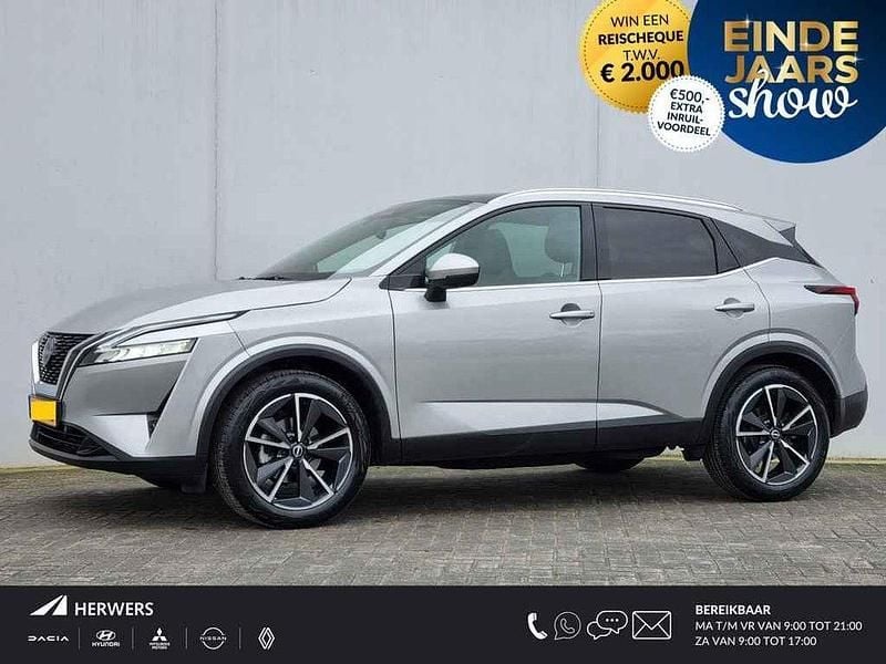 Silver grey m Occasion 2024 Nissan Qashqai Tekna SUV | € 32.935 (Eerlijke prijs) - Afbeelding 1/4