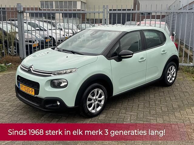 Groen Gebruikt 2017 Citroën C3 Feel Hatchback | € 6.990 (Eerlijke prijs) - Afbeelding 1/4