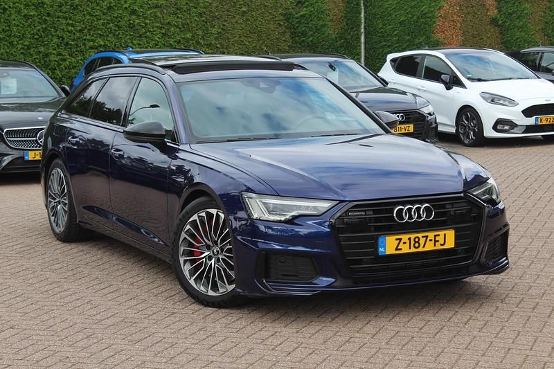 Blauw Gebruikt 2021 Audi A6 Competition Stationwagen | € 35.950 (Eerlijke prijs) - Afbeelding 1/4