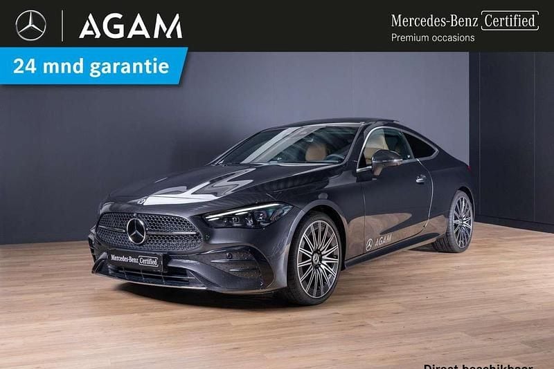 Grijs, metallic lak Gebruikt 2025 Mercedes CLE300 AMG line Coupé | € 89.950 - Afbeelding 1/4