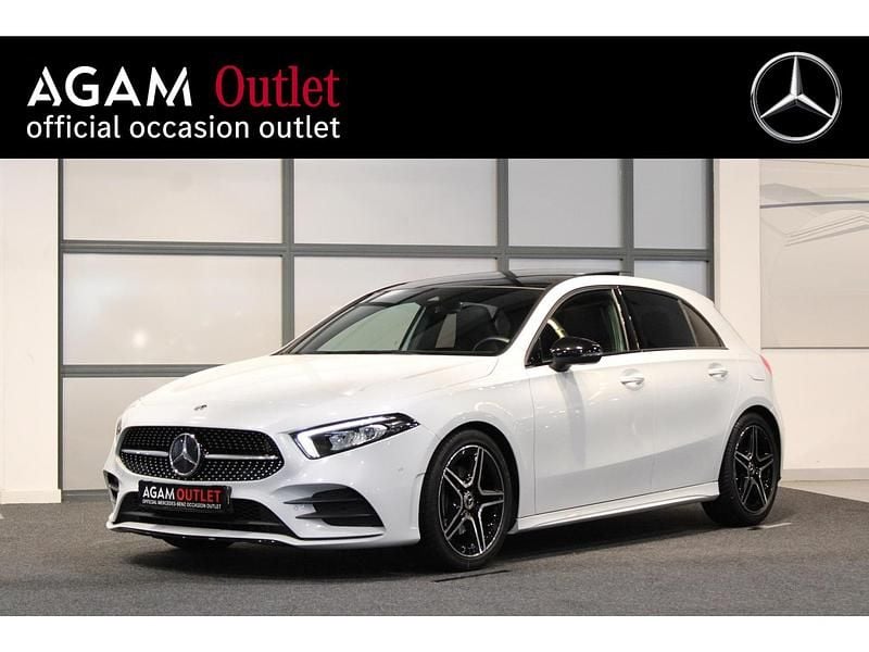 Wit Gebruikt 2019 Mercedes A200 Business Hatchback | € 24.995 (Eerlijke prijs) - Afbeelding 1/4