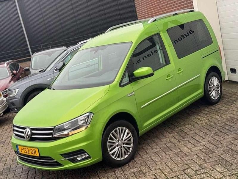 Occasion VW Caddy Highline 125 PK (91 kW) 2018 Groen MPV