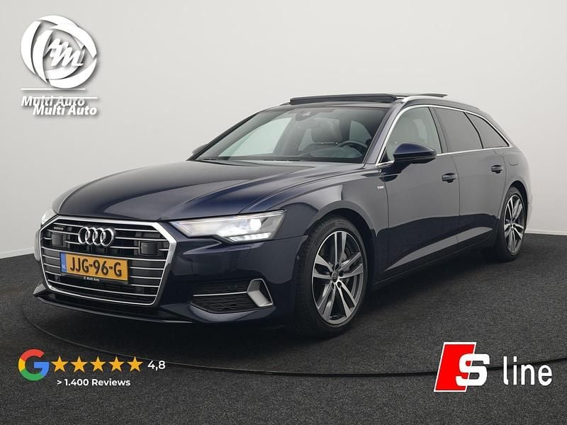 Blauw Gebruikt 2022 Audi A6 S-Line Stationwagen | € 43.930 (Super prijs) - Afbeelding 1/3