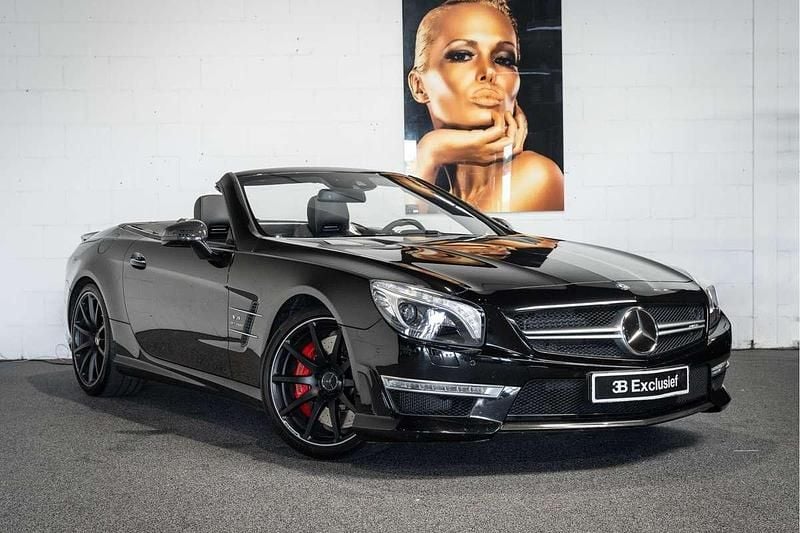 Zwart Occasion 2015 Mercedes SL63 AMG AMG Cabriolet | € 79.950 (Super prijs) - Afbeelding 1/4